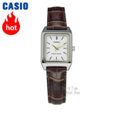 Casio Watch women Luxury Brand Analog Leather Square