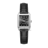 Casio Watch women Luxury Brand Analog Leather Square