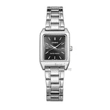 Casio Watch women Luxury Brand Analog Leather Square