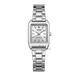 Casio Watch women Luxury Brand Analog Leather Square