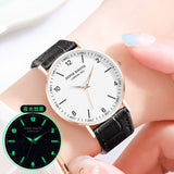 Women Watch Magnetic Rose Gold Starry Sky Watch Luminous  Waterproof