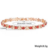 8 Color Cubic Zircon Bracelets For Women