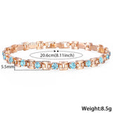 8 Color Cubic Zircon Bracelets For Women