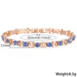 8 Color Cubic Zircon Bracelets For Women
